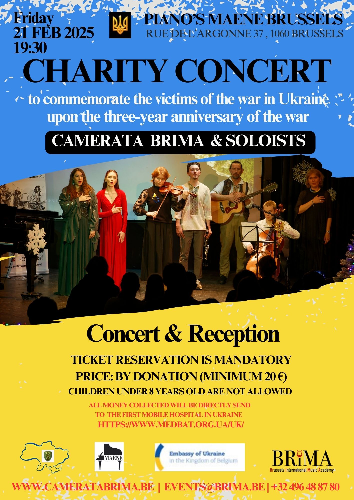 21 02 2025 Camerata Brima 3 Year Anniversary Of War In Ukraine V2